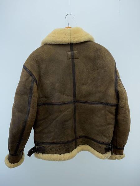 US SHEEPSKIN / フライトジャケット/M/羊革/BRW/B-3 US SHEEPSKIN(ユーエスシープスキン) / B-3/MADE in USA/フライト