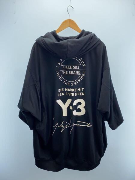 Y-3 ジップ パーカー Y-3 (ワイスリー) 裏起毛 胸ロゴ フルジップ パーカー LOGO ZIP HODDIE