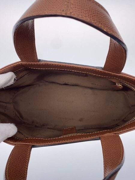 BVLGARI(ブルガリ) / ショルダーバッグ/デコルテ/レザー/BRW/無地