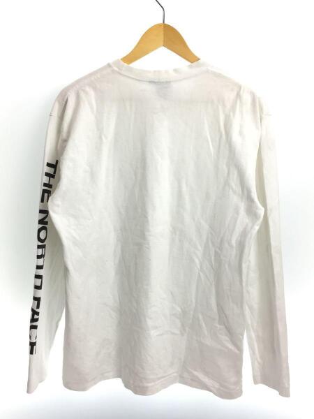THE NORTH FACE(ザノースフェイス) / 長袖Tシャツ/L/コットン/ホワイト 