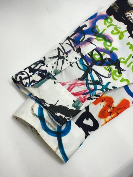 VETEMENTS(ヴェトモン) / 長袖シャツ/XS/コットン/ホワイト/総柄