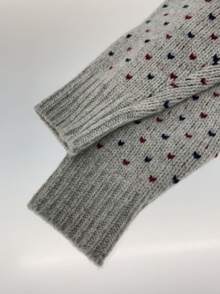 LENO(リノ) / 22AW/BIRDS-EYE JACQUARD CARDIGAN/1/ウール/GRY/H2202 