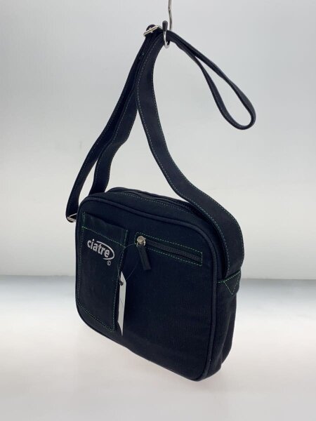 ciatre(シアター) / ショルダーバッグ/コットン/BLK/無地 | 中古品の 