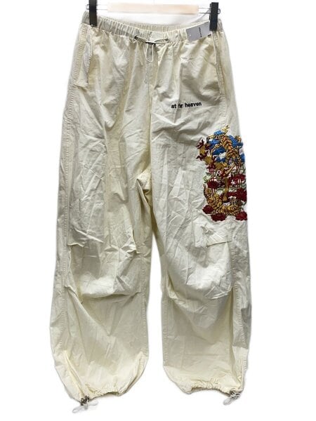 チュウカタベタイ Tiger balloon pants/white チュウカタベタイ tiger
