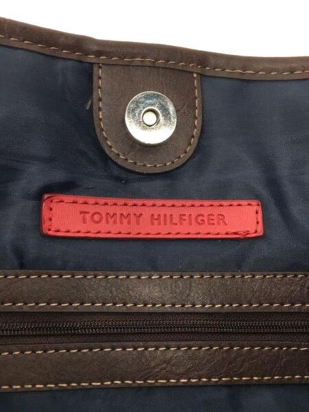 TOMMY HILFIGER(トミーヒルフィガー) / トートバッグ/レザー/BRW/総柄 