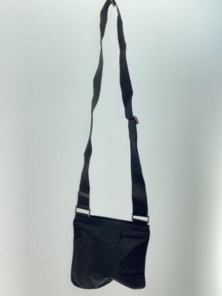 PRADA ブラック ナイロン ショルダーバッグ ナイロン ブラック ブラック Re-Nylon xサフィアーノレザー ショルダーバッグ | PRADA - 日本