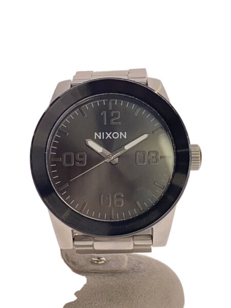 NIXON(ニクソン) / 手巻腕時計/アナログ/ステンレス/BLK/SLV/チタン 