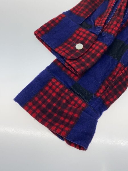 Needles(ニードルズ) / 長袖シャツ/L/レーヨン/BLU/チェック/LQ153