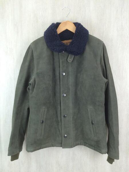 TMT(ティーエムティー) / LEATHER SUEDE N-1/デッキジャケット/L/牛革 