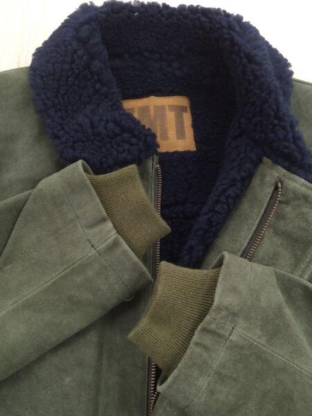 TMT(ティーエムティー) / LEATHER SUEDE N-1/デッキジャケット/L/牛革 