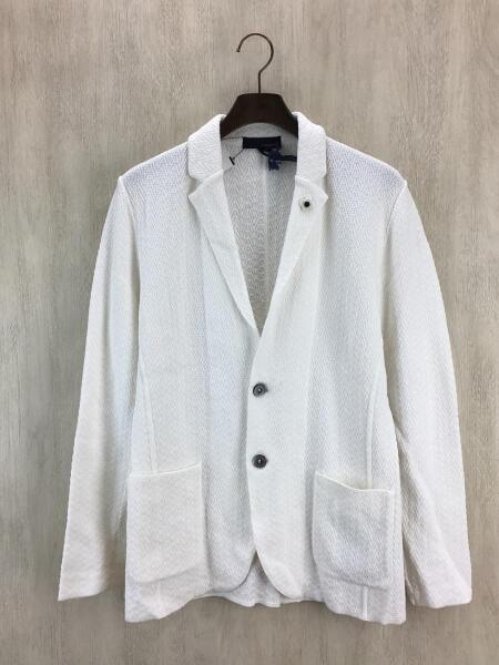 美品✨ラルディーニ ニットジャケット 38 コットン100% ブートニエール 花 美品✨ラルディーニ ニットジャケット 38 コットン100