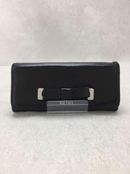 PRADA(プラダ) / 長財布/レザー/ブラック/1M1132/SOFT CALF FIOCCO 