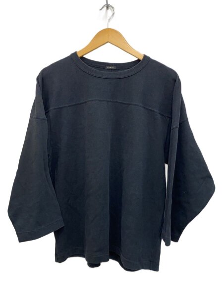 コモリ　フットボールT　1 COMOLI(コモリ) / フットボールT/長袖Tシャツ/1/コットン/BLK/W03