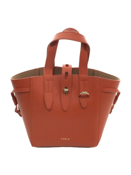 FURLA(フルラ) / FURLA NET MINI TOTE/2WAY/トートバッグ/レザー/ORN 
