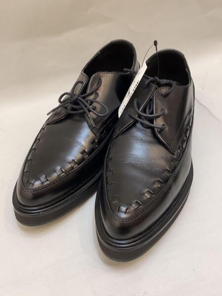 ドレスシューズ ALLSAINTS / TOPPER LEATHER DERBY SHOES/UK8/BLK ALLSAINTS(オールセインツ) / TOPPER LEATHER DERBY SHOES/UK8/BLK