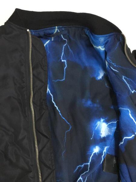 PHENOMENON フライトジャケット/M/ナイロン/BLK/無地