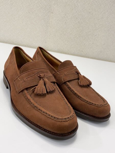 YVES SAINT LAURENT(イヴサンローラン) / ローファー/24.5cm/BRW 
