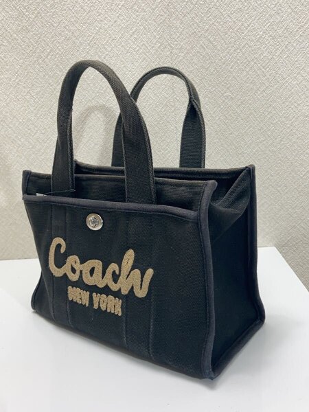 新品】COACH カーゴ トートバッグ 26 2way レザー ブラック 黒 】COACH 