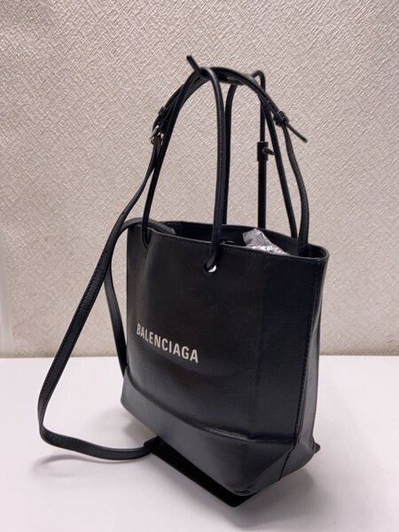 BALENCIAGA(バレンシアガ) / ハンドバッグ/レザー/BLK/無地/ | 中古品