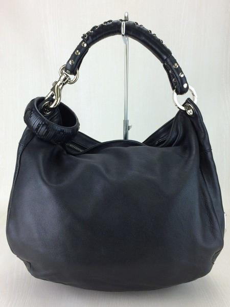 JIMMY CHOO(ジミーチュウ) / ショルダーバッグ/レザー/BLK JIMMY CHOO(ジミーチュウ) / ショルダーバッグ/レザー/BLK
