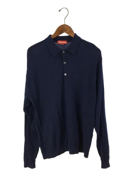 Supreme(シュプリーム) / 16AW/Knit L/S Polo/ポロシャツ/M/コットン 