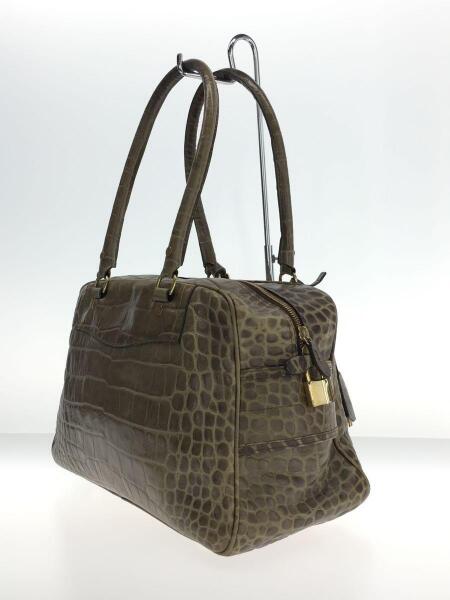 未使用級 J&M DAVIDSON クロコ ハンドバッグ ヴィヴィ 肩掛け　7 J&M DAVIDSON VIVIハンドバッグ クロコ ベージュ ショルダー J＆M