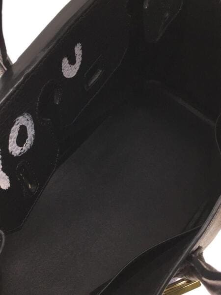 guernika(ゲルニカ) / ハンドペイントバーキン/レザー/ブラック