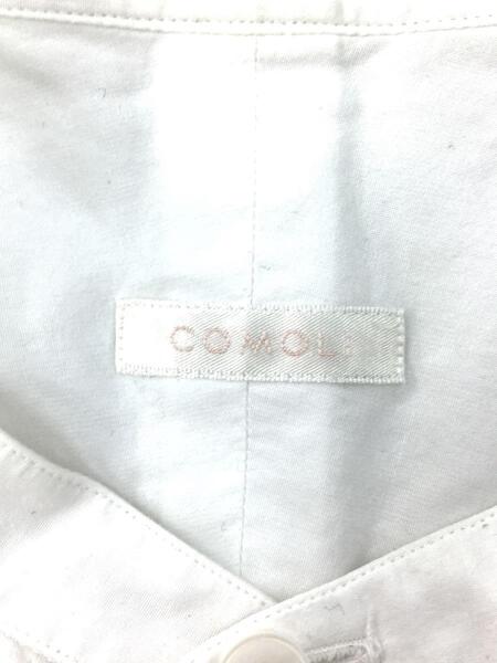 COMOLI(コモリ) / 21SS/バンドカラーシャツ/3/コットン/ホワイト/白 