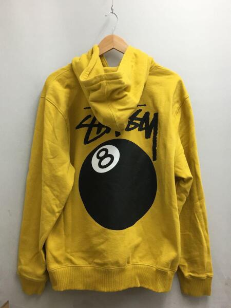 STUSSY(ステューシー) / 22SS/8 BALLパーカー/L/コットン/イエロー 