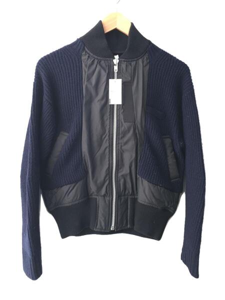 専用です★sacai サカイ　ウールブルゾン　ネイビー　サイズ1 sacai サカイ ウールブルゾン (ネイビー/1)