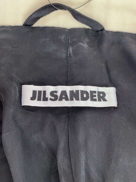 JIL SANDER / テーラードジャケット/34/コットン/CRM/252709 JIL SANDER(ジルサンダー) / テーラードジャケット/34/コットン/CRM