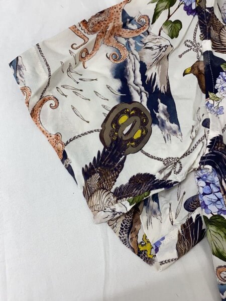 その他ブランド / MASSTARD/RESORT　SHIRT/半袖シャツ/3/レーヨン/ホワイト/総柄 その他ブランド(ソノタブランド) / MASSTARD/RESORT SHIRT/半袖シャツ