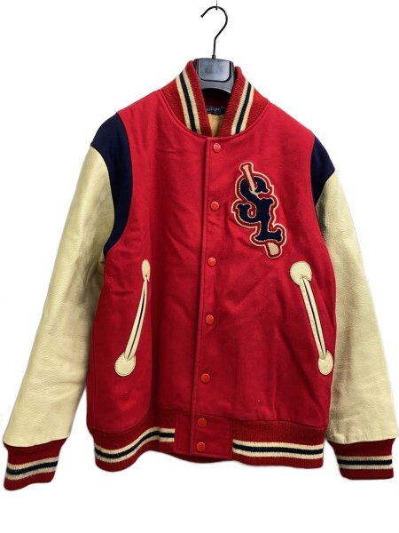 Rawlings(ローリングス) / スタジャン/L/ウール/RED/OR3507 | 古着の 