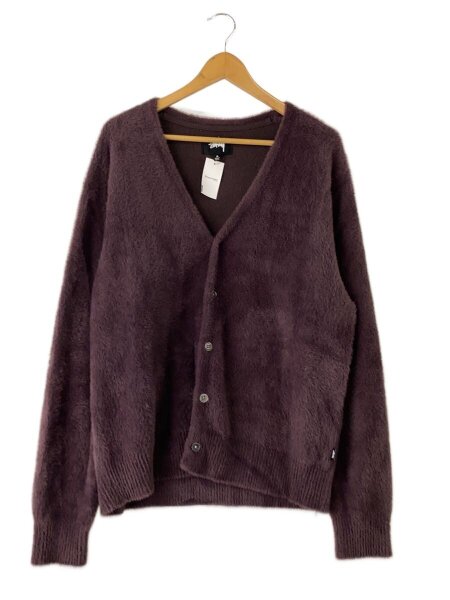 STUSSY(ステューシー) / カーディガン(厚手)/M/ナイロン/パープル