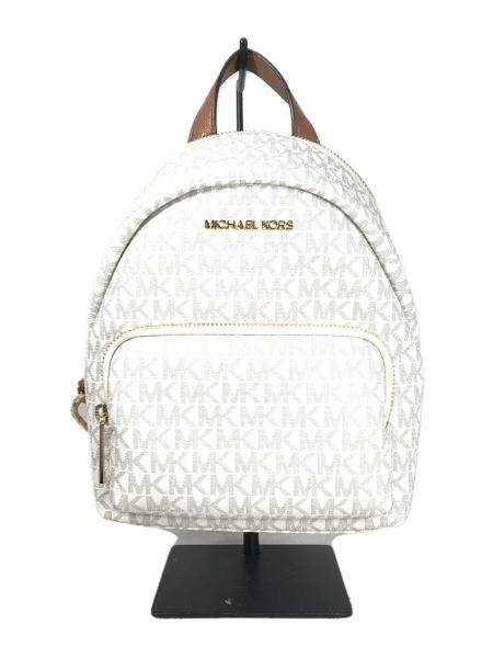 マイケルコース MICHAEL KORS リュック 総柄 ホワイト PVC MICHAEL