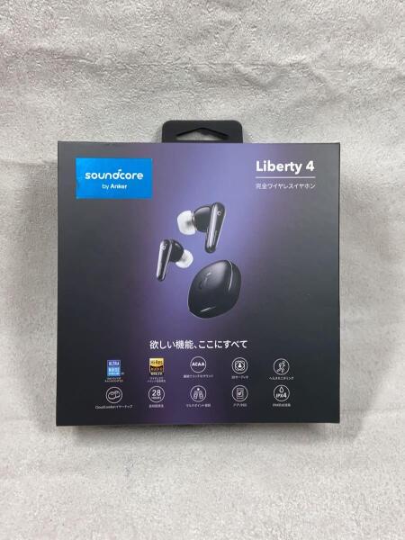 イヤホン Soundcore Liberty 4 A3953N11 [ミッドナイトブラック]