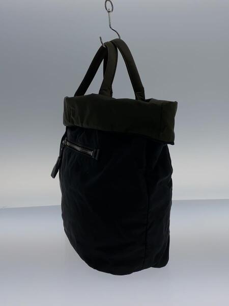 PRADA(プラダ) / トートバッグ/ナイロン/BLK/無地/リバーシブル/カーキ