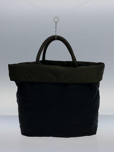 PRADA / トートバッグ/--/BLK/無地 PRADA(プラダ) / トートバッグ/ナイロン/BLK/無地/リバーシブル/カーキ