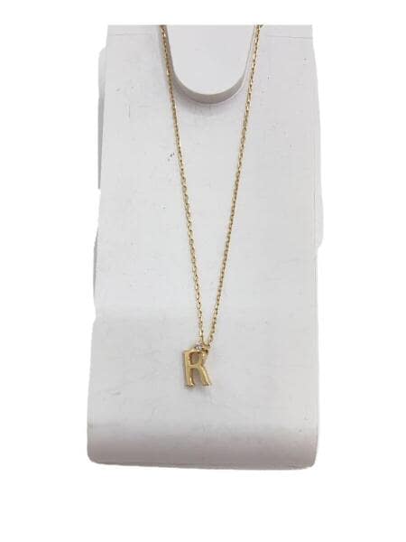 ete(エテ) / ネックレス/--/GLD/トップ有/レディース/K10/イニシャルR 