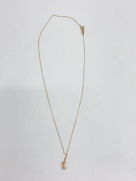 ete(エテ) / ネックレス/--/GLD/トップ有/レディース/K10/イニシャルR 