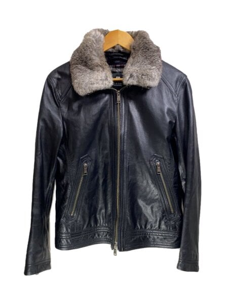 BLACK LABEL CRESTBRIDGE レザーシングルライダースM羊皮