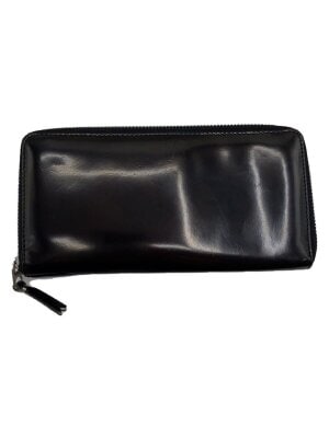 COMME des GARÇONS ロゴ長財布 ブラック　中古 COMME des GARÇONS ロゴ長財布 ブラック 中古 COMME des GARÇONS ロゴ
