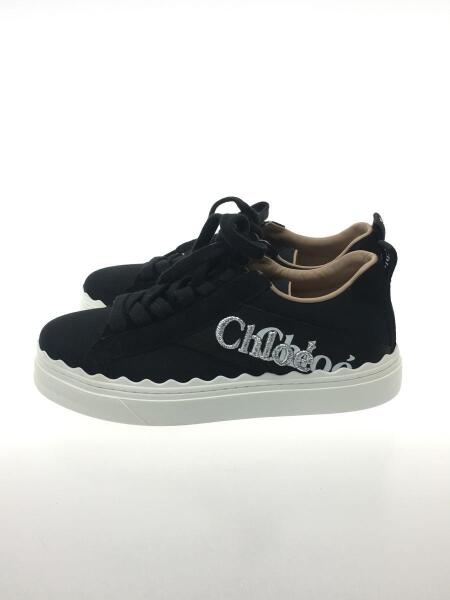 Chloe(クロエ) / Lauren/キャンバスレザースニーカー/37/BLK/CHC21U108 