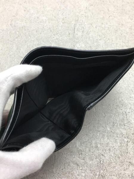 GUCCI(グッチ) / 2ツ折サイフ_ウェブ_グッチシマ/レザー/BLK/メンズ