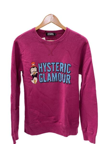 ヒステリックグラマー  0251CS02 キャラクタープリントコットンスウェット メンズ S HYSTERIC GLAMOUR(ヒステリックグラマー) / スウェット/M/コットン/PNK