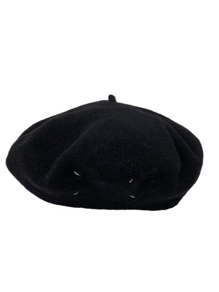 新品Maison Margiela 黒いウールベレー帽 Sサイズ Maison Margiela(メゾンマルジェラ) / Wool Beret Black/ベレー帽/S