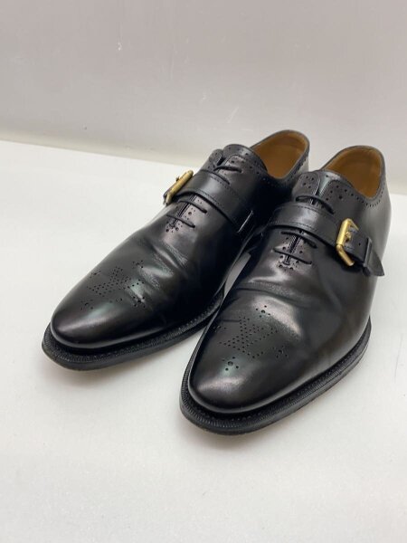 LOUIS VUITTON / ドレスシューズ/UK8/BLK/レザー/FR1024 LOUIS VUITTON(ルイヴィトン) / ドレスシューズ/UK8/BLK/レザー/FR1024