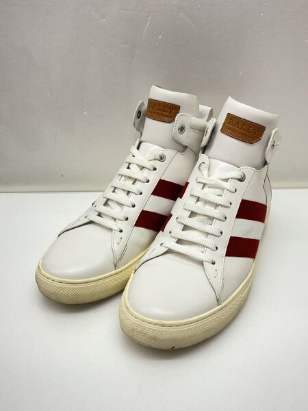 BALLY(バリー) / ハイカットスニーカー/US10/WHT/レザー | 中古品の 