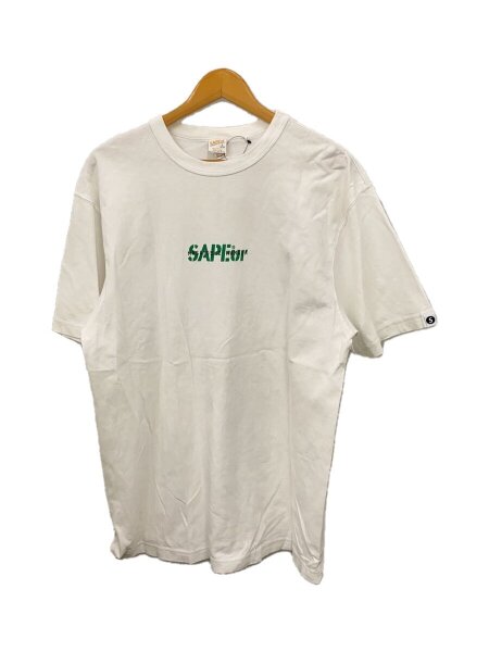 A Elegantes SAPEur(アエレガンスサプール) / Tシャツ/L/コットン/WHT 