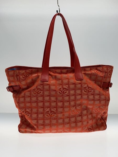 CHANEL(シャネル) / トートバッグ/キャンバス/RED/総柄 | 中古品の販売 
